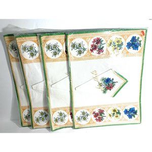 Vintage Fisba Stoffels Swiss  Place Mats and Napki